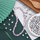 Chgcraft 180pcs 15 couleurs perles de porcelaine faites à la main PORC-CA0001-15-4