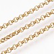 Ion Plating(IP) Handmade 304 Stainless Steel Rolo Chains STAS-P200-24G-1