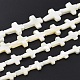 Chapelets de perles de coquille de trochid / trochus coquille SSHEL-K027-02-2