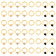 OLYCRAFT 48Pcs 4 Colors Dreadlocks Beads Braid Hair Clips Alloy Braid Hair Jewelry Dreadlock Braid Glass Beads Hair Rings Braiding Hair Pendants Dreadlock Braid Accessories for Hair Styling 14mm Long OHAR-AB00010-1