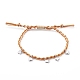 Bracelets de perles de nylon tressés réglables BJEW-JB06058-01-1