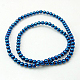 Non-Magnetic Synthetic Hematite Beads Strands G-C019-4mm-2