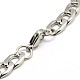 304 Stainless Steel Curb Chain/Twisted Chain Bracelets STAS-A028-B125P-2