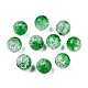 Perles en acrylique transparentes craquelées CACR-N002-23B-3