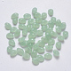 Breloques en verre de jade imitation peint par pulvérisation GLAA-R211-05-J01-1