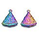 Ciondoli in lega color arcobaleno con placcatura a cremagliera PALLOY-S180-309-2