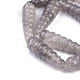 Nuvoloso naturale perle di quarzo fili G-G263-M1-02-1