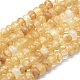 Chapelets de perles de pierre de pastèque en verre G-E507-10A-6mm-1