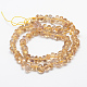 Natural Citrine Beads Strands G-P406-44-2