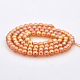 AB Color Plated Glass Round Beads Strands GLAA-A025-4mm-AB02-2