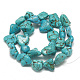 Chapelets de perles en turquoise synthétique X-TURQ-S286-02A-2