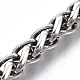 Bracelets de chaîne de blé en alliage pour hommes X-BJEW-T014-05AS-3