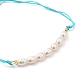 Bracelets réglables de perles tressées avec cordon en nylon BJEW-JB05489-07-2