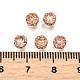 Messing Strass Zwischen perlen&nbsp;RB-A014-L5mm-01RG-NF-4