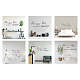 PVC Quotes Wall Sticker DIY-WH0200-006-5