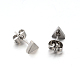 304 Stainless Steel Ear Studs EJEW-P045-04-2