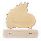 Decorazioni per espositori in legno naturale DJEW-O001-20-3