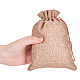 BENECREAT 24PCS Burlap Bags with Drawstring Gift Bags Jewelry Pouch for Wedding Party Treat and DIY Craft - 7 x 5 Inch ABAG-BC0001-08-18x13-2
