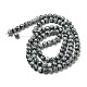 Brins de perles de verre peints par pulvérisation opaques GLAA-XCP0001-29-3