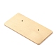 真鍮イヤリングディスプレイスタンド  長方形  ゴールドカラー  2.3x5x0.2cm  穴：1.5mm EDIS-E010-01G-3