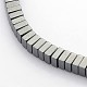 Electroplate Non-magnetic Synthetic Hematite Beads Strands G-J224D-02-1