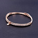 Shegrace elegante braccialetto placcato in vero oro rosa JB249A-2