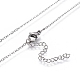 304 Stainless Steel Pendant Necklaces NJEW-F274-03P-A-3