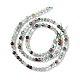 Quartz de lodolite vert naturel / brins de perles de quartz de jardin G-G933-03A-3
