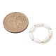 2 Uds. Conjunto de anillos elásticos con cuentas redondas y ovaladas de perlas de concha de 2 estilos RJEW-TA00089-3