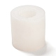 ローズキャンドルシリコンモールド  香りのよいキャンドル作りに  ホワイト  5.7x5.8cm DIY-L072-018-2