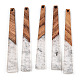 Translucent Resin & Walnut Wood Big Pendants RESI-TAC0017-46-A02-3