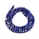 Chapelets de perles en lapis-lazuli naturel G-L537-008-3