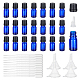 Benecreat 24 ensembles de bouteilles d'huiles essentielles en verre vides MRMJ-BC0003-37B-1