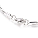 304 Stainless Steel Box Chain/Venetian Chains
 Bracelets BJEW-G629-01P-2
