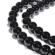 Synthetic Black Stone Beads Strands G-G088-10mm-2