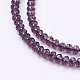 Crystal Glass Beads Strands GLAA-D032-3.5x2.5-07-3