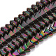 Electroplate Non-magnetic Synthetic Hematite Beads Strands G-Q486-110J-1