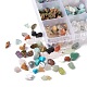 225g 15 styles de perles de pierres précieuses naturelles et synthétiques G-YW0001-03-2