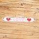 MIYUKIシード編みこみビーズブレスレット  女性のための言葉の愛の心の友情のブレスレット  ピンク  11インチ（28cm） BJEW-Z013-01-7