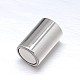 304 Stainless Steel Magnetic Clasps with Glue-in Ends STAS-M200-B-01-3