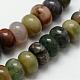 Natural Indian Agate Bead Strands G-K113-06-6x4mm-2