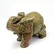 Natural Unakite 3D Elephant Home Display Decorations G-A137-B01-12-2