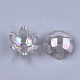 Transparentes bouchons acrylique de perles X-TACR-T007-07-3