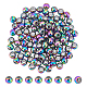 Unicraftale sbout 100 pièce de perles rondelles arc-en-ciel de 2.5 mm STAS-UN0040-20B-1