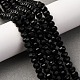 Natürlichen Obsidian Perlen Stränge&nbsp;G-P587-D03-01-1