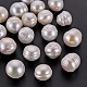Perlas de perlas naturales keshi PEAR-N020-B02-2