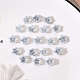 20pcs transparente sprühlackierte Glasperlen GLAA-YW0001-14-6