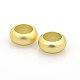 Brass Large Hole Rondelle Beads KK-O012-02C-1