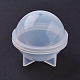 シリコンモールド  球型  樹脂の鋳造型  ジュエリーは、uv樹脂のdiyツールを作る  エポキシ樹脂ジュエリー作り  ホワイト  37x30mm  内径：30mm DIY-L005-01-30mm-2