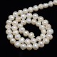 Natural Cultured Freshwater Pearl Beads Strands PEAR-L001-C-05-3